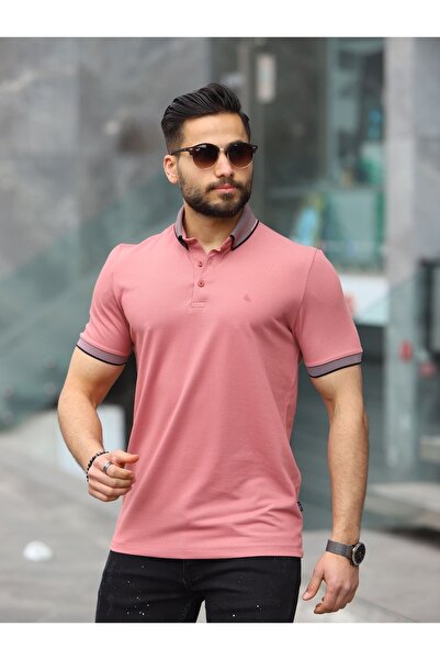FBI Men's Footed Polo Neck T-shirt 5498