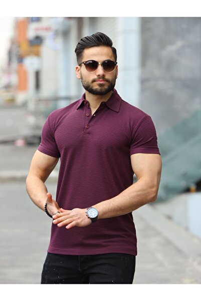 FBI تيشيرت رجالي بياقة بولو 5501