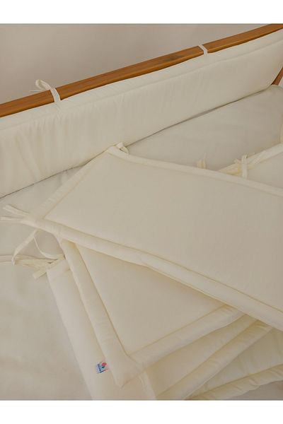 G&G baby طقم حماية جانبية لأسرة مونتيسوري مقاس 90x190 سم إكرو