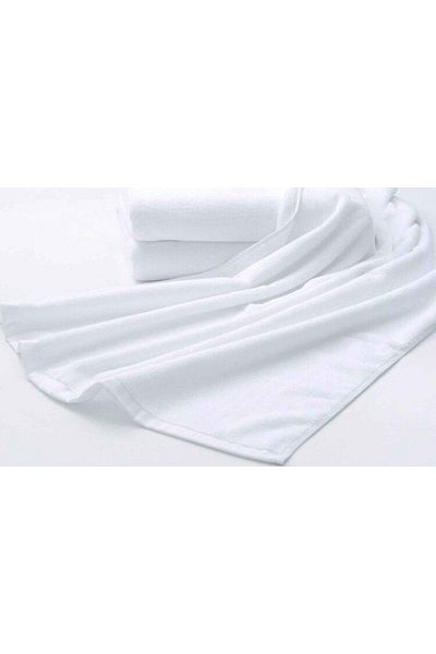 Nevresim Dünyası 90x150 Λευκή Πετσέτα Μπάνιου - 600gr Τύπος Ξενοδοχείου