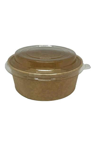 Glora Salata Kabı Kraft Karton 550 Gr+kapak (300 Adet)