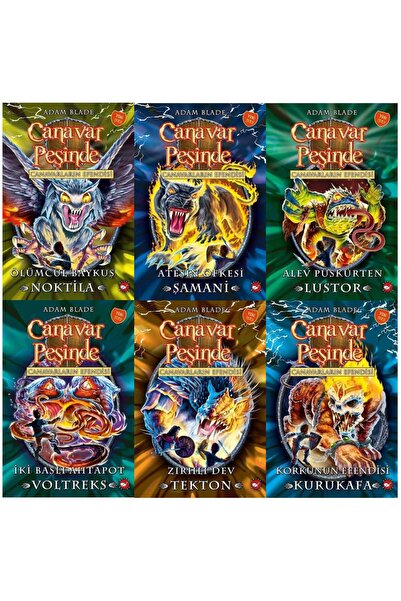 Beyaz Balina Yayınları Canavar Peşinde 55-56-57-58-69-60. Kitaplar 6'lı Set