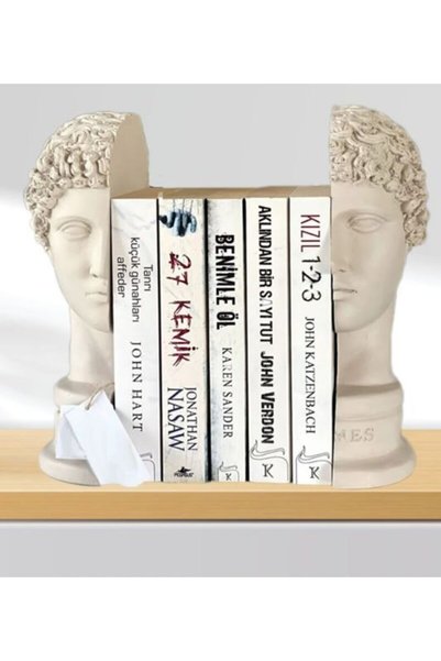 By Damla Collection Hermes Book Support Bookshelf Decorative Object Figurine