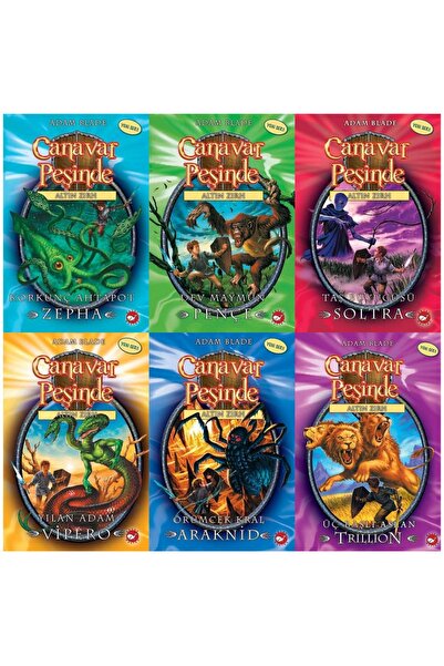 Beyaz Balina Yayınları Canavar Peşinde 7-8-9-10-11-12. Kitaplar 6'lı Set