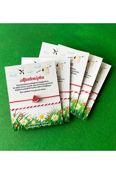 Hepsi Enteresan Kırmızı Nazar Boncuklu Marteniçkalar (5 Adet)