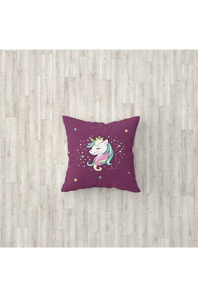 Talia Home Husă de pernă pentru cameră pentru copii cu model Unicorn Pegasus, pachet de 3 Tlakr-054