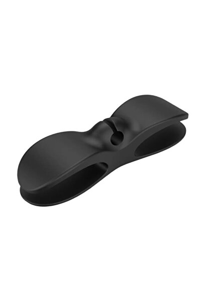 Luti Concept Yapışkanlı Kablo Sabitleyici Düzenleyici Çok Amaçlı Organizer Airfryer Kablo Sarma Aparatı Siyah