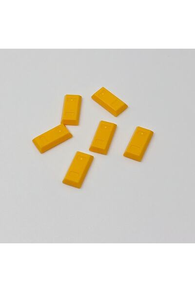LEGO الإكسسوار الأصلي شخصية صغيرة مخصصة شخصية صغيرة إنجوت الذهب الخشب البرتقالي الفاتح سيتم إرسال 4 قطع