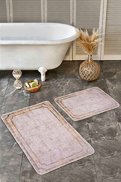 Realhomes Pink Gold Framed Motif on the Floor Antique Classic Antique Motif 2...