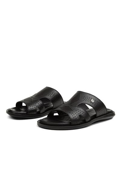 Pierre Cardin ® | Pc-7129 - 2162 Siyah - Erkek Terlik