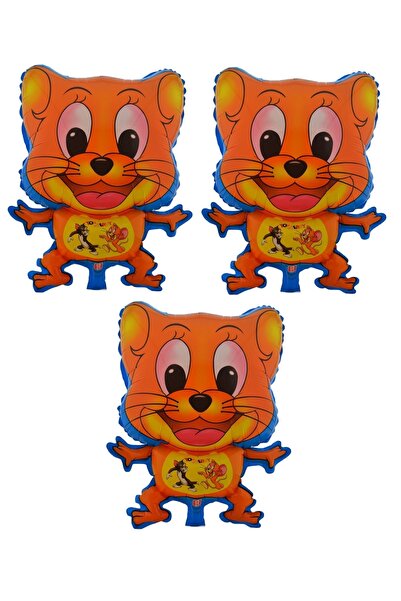 HitDukkan Tom Jerry 3 Adet Büyük Boy 40cmx56cm Folyo Balon (helyum)