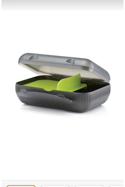 Tupperware Lunch Box Black Green