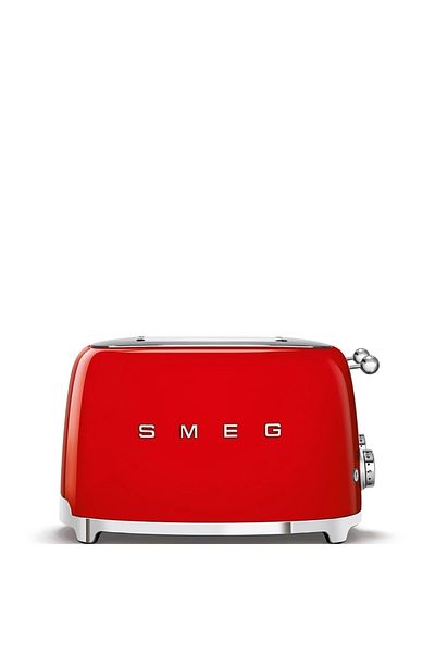 SMEG Red 4X1 Toaster Tsf03Rdeu