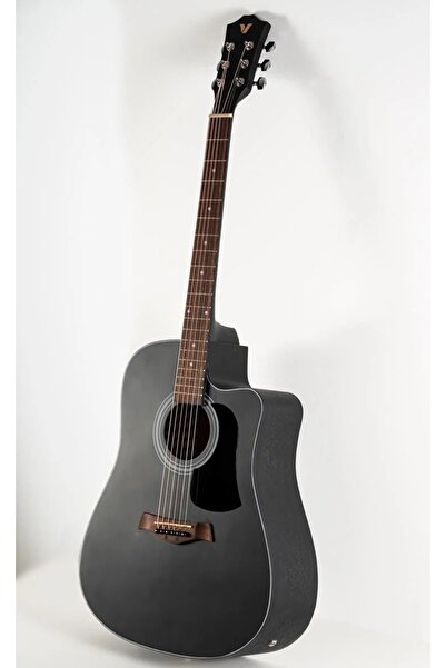VALLER Ag240-bk Eq Siyah Elektro Akustik Gitar