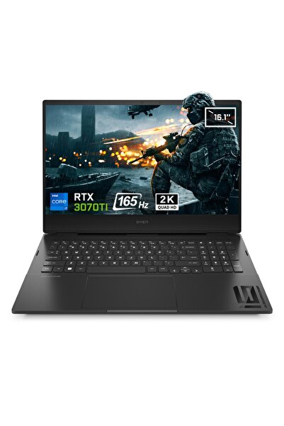 HP Omen 16-K0008NT 7H8Z5EA i7-12700H 32GB 1TB RTX 3070Ti 16.1 inç 165Hz QHD F...