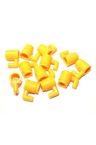 LEGO Accessory Moc Custom Minifigure Minifigure Yellow Cup Mug Mug 2 Pieces to Send