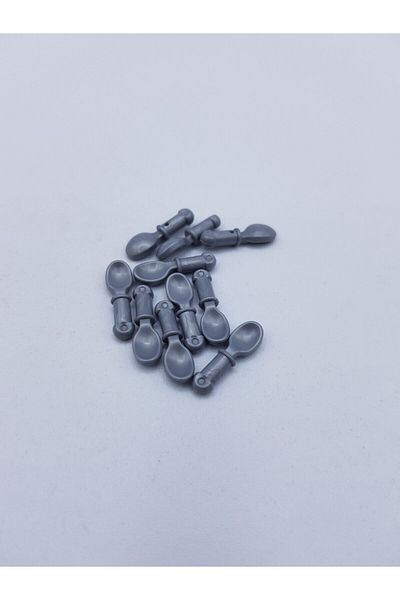 LEGO Original Accessory Moc Custom Minifigure Minifigure Kitchen Silver Spoon 2 Pieces Will Be Sent