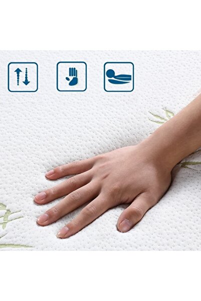 Heyner Bamboo Tek Kişilik Katlanabilir Visco Yatak