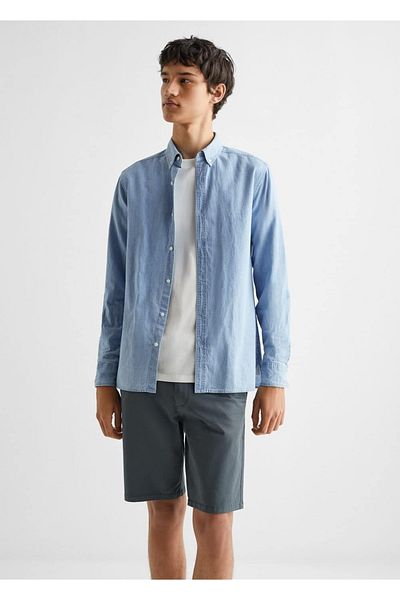 Mango Teen Tricou Albastru Pentru Copii