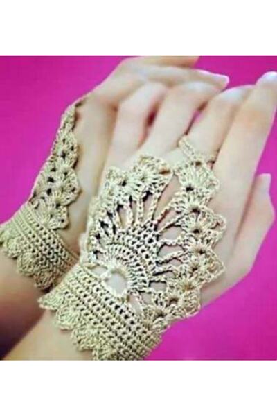 YOS TREND Sütlü Kahve Renkli Kadın Aksesuar Eldiven