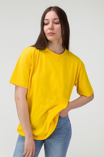 MODAGEN Μπλουζάκι Unisex Yellow Brooklyn 1898 Printed Oversize