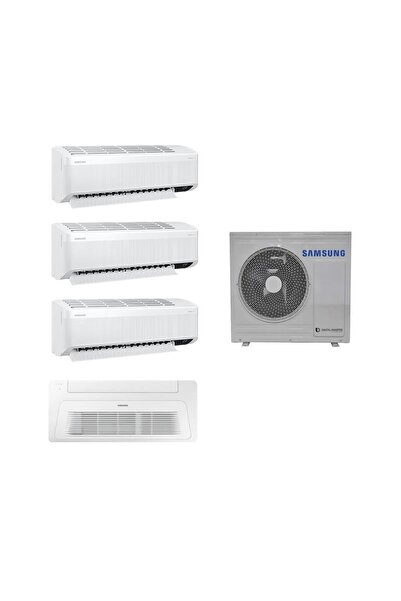Samsung Wind Free Multi 1+4 Aj080txj4kh/ea 9+9+12 Duvar + 18 Tek Yön Kaset Ti...