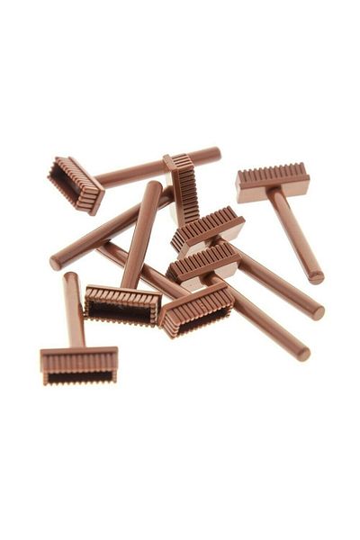 LEGO Moc Custom Mini Figure - Original Accessory, Brown Vacuum Cleaner, 4 Pieces Will Be Sent
