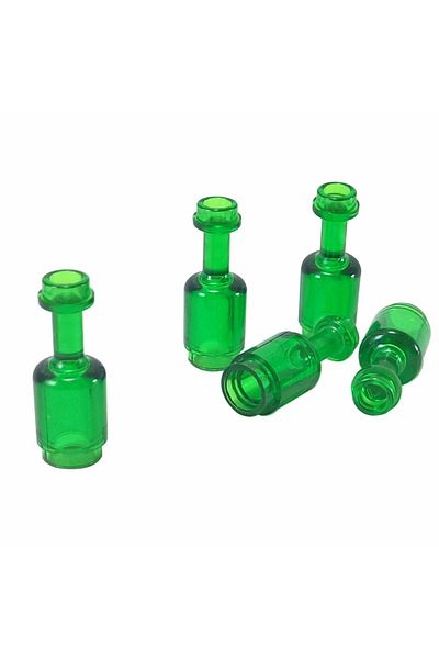 LEGO Original Accessory Moc Custom Minifigure Minifigure Transparent Green Bottle 1 Piece Will Be Sent