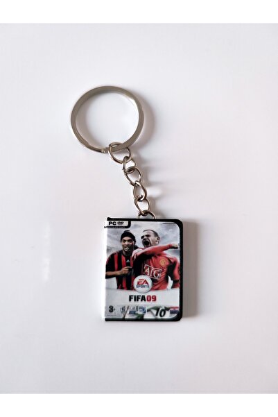 Cosmic Star Fifa 2009 Retro Miniature PC Game Box Keychain