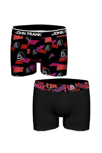 John Frank 2 Li Çok Renkli Boxer - Hype Koleksiyonu