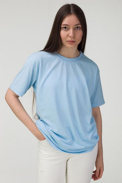 MODAGEN Tricou oversize cu imprimeu unisex Baby Blue Brooklyn 1898