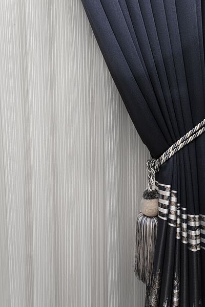 perhal perde ve halı New Model Chain Patterned Wrinkle-Free Skirts with Leaded 1-3 Tulle Pleats Latest Fashion Tulle Curtain