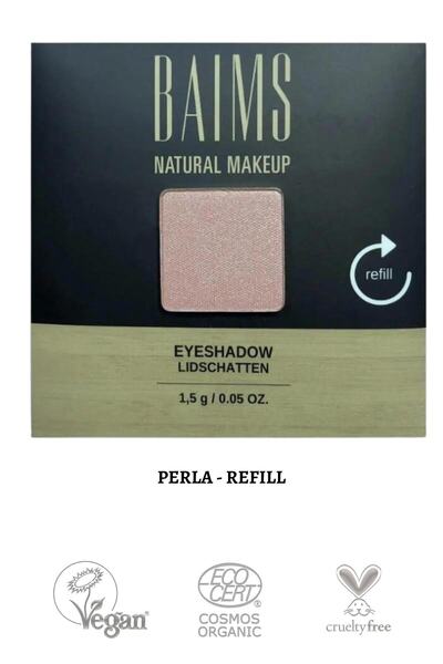 baims Eyeshadow Quad Palette (DÖRTLÜ GÖZ FARI) Yeniden Dolum Organik Vegan Göz Farı