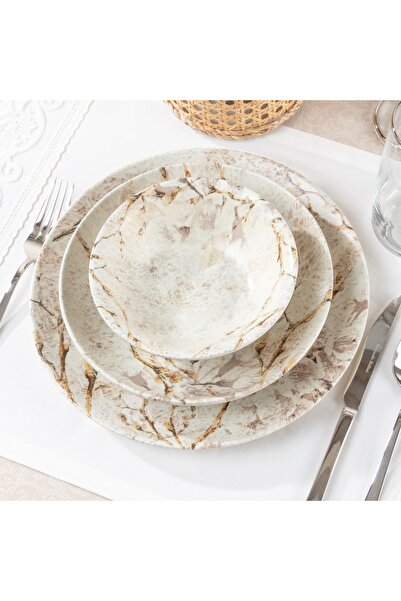 Mondecor 24 Parça 6 Kişilik Porselen Yemek Takımı