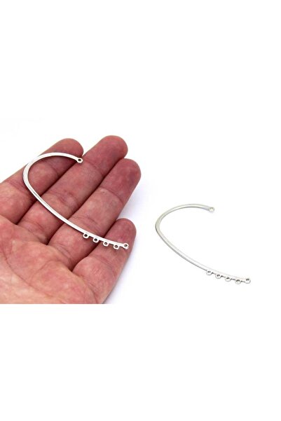 yfhobi 1 Adet - Kulak Arkası Küpe Klipsi, Küpe Kancası, Küpe Iğnesi, Nikel Kaplama, 1.kalite, Yerli Üretim