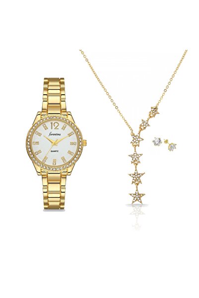 Forentina Kol Saati Yıldız Kolye Küpe Set - Ps161600tr