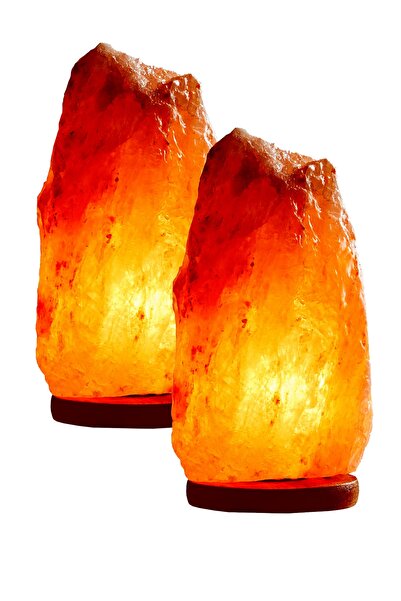 Zencefil Organik 2 Adet Himalaya Tuz Lambası 4-6 kg | Kaya Tuzu Lambası Himal...