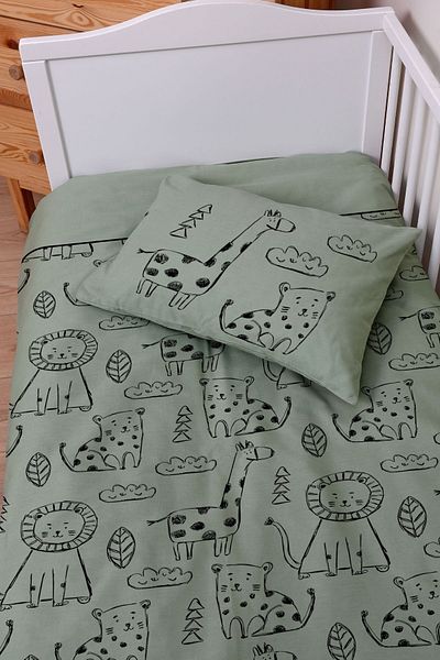 Tuğba Kuğu Linen Duvet Cover Set - Single (160x220)