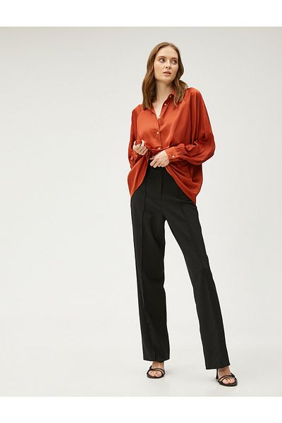Koton Hemd - Orange - Regular Fit