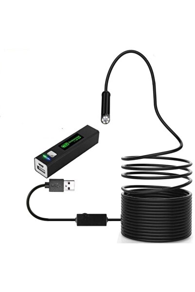 yoosee Endoskop Wifili Tamirci Tesisatçı Kamerası 10mt Sert Kablo Ip68 Sun Ge...