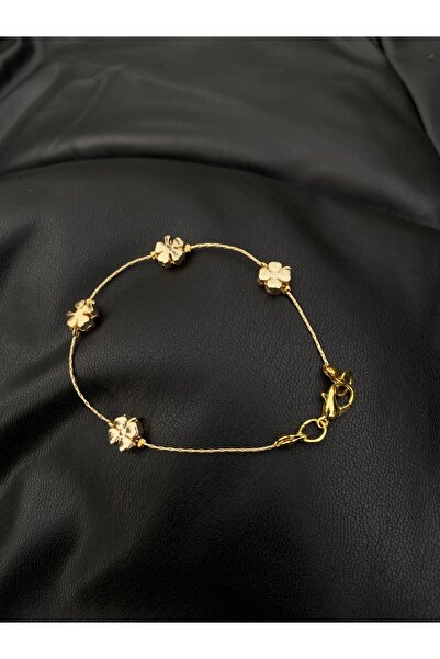 Fiamoss Oyster Detailed Martenchia Bracelet with Pearls