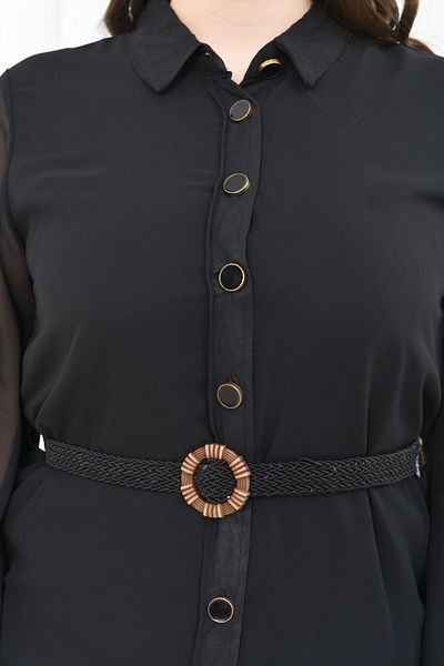 CİXAPLE Rochie din șifon cu volane
