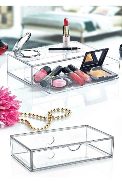 AHİR TİCARET Large Size Makeup Jewelry Drawer Box614