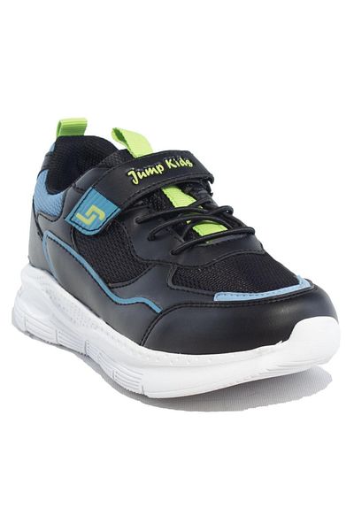 Jump 28122 Negru Albastru Pantofi sport ortopedici zilnici pentru băieți
