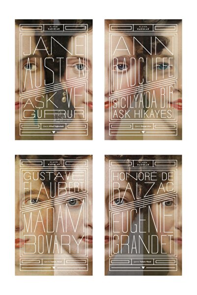 TÜRKİYE İŞ BANKASI KÜLTÜR YAYINLARI Aşk Ve Gurur - Klasik Kadınlar + Sicilya'da Bir Aşk Hikayesi - Klasik Kadınlar + Madam Bovary - Klas