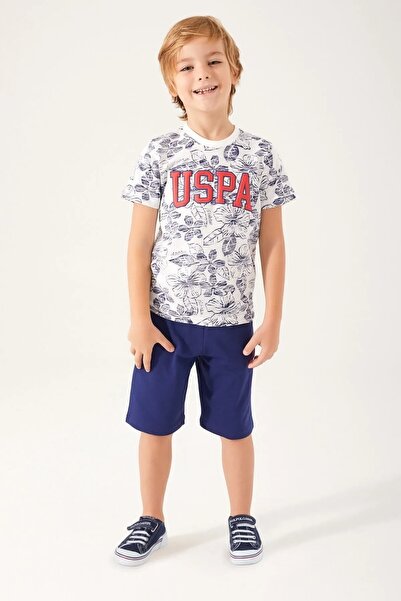 U.S. Polo Assn. Παιδική βερμούδα 100% βαμβακερή σερβιτόρα αγόρι 1356