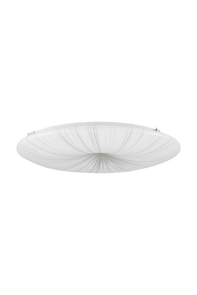 Eglo 900499   - "Nives 1" White Cast Steel Wall and Ceiling Lamp, Ip20 Led, Max: 19.5W