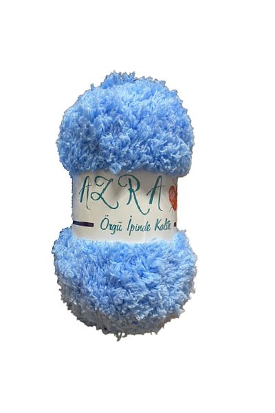 Azra Mother's Lamb Soft Quality Hand Knitting Thread 5 Pieces 100 gr 100 Mt Color: Baby Blue