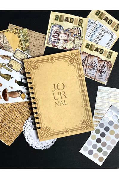 ALAONS Bullet Journal Scrapbook Sticker Set