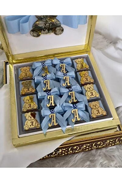 MONO GRUP Mono Desıgn Lüx Bebek Çikolatası_32 Li Özel Süslemeli